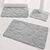 Tapis de bain motif galets (gris)
