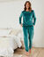 Pyjama velours uni (céladon)