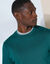 Sweat molleton col rond (vert sapin)