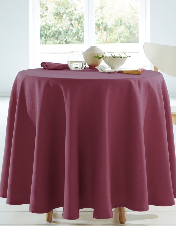 Nappe aspect lin (grenat) Nappe aspect lin (grenat)