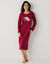 Chemise de nuit longue longues motif &laquo;koala&raquo; (cerise)