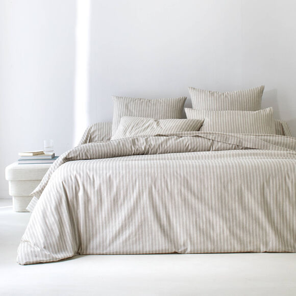 Linge de lit Charly - coton 52 fils/cm&sup2; (beige)