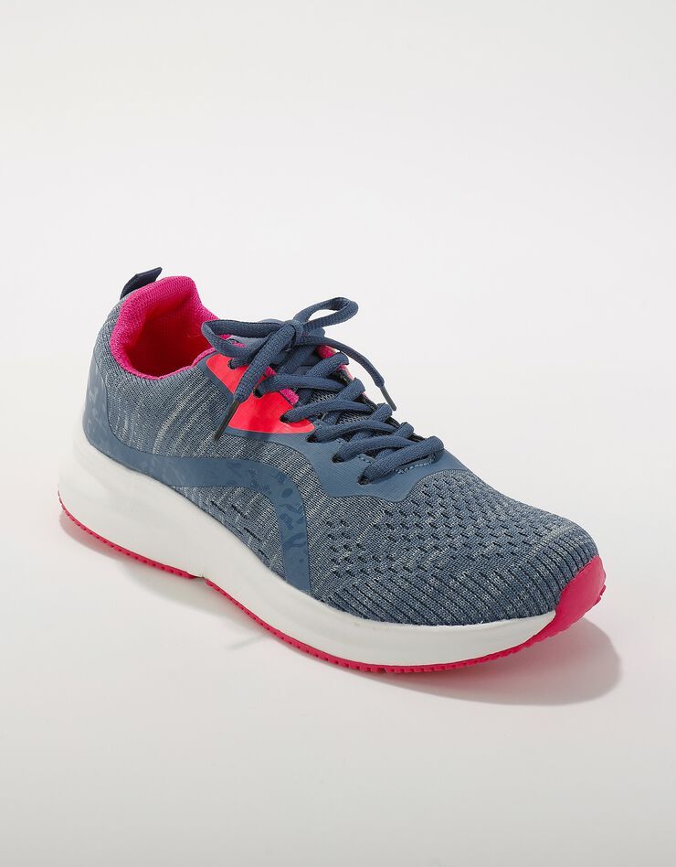 Baskets de sport à lacets (bleu)