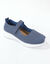 Babies souples ajourées (bleu jean)