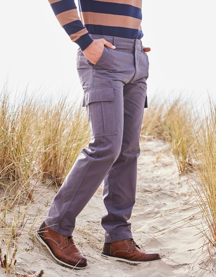 Pantalon battle en toile coton (anthracite) Pantalon battle en toile coton (anthracite)