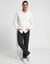 Chemise twill pur coton entretien facile (blanc)
