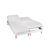 Drap-housse uni sommier articulé jersey bonnets 27 cm (blanc)