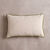 Coussin brod&eacute; floral Jos&eacute;phine (naturel / terracotta)