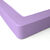 Drap-housse uni percale bonnets 40 cm (parme grisé)