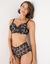 Soutien-gorge forme emboîtante dentelle bicolore Arum Cabaret - avec armatures (noir)