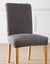 Housse microfibre bi-extensible gaufr&eacute;e sp&eacute;ciale chaise  (gris)