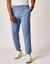 Pantalon loisirs molleton, bas resserrés (bleu jean)
