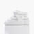 Collection serviettes de bain unies - confort moelleux 420 g/m&sup2; (blanc)