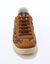 Baskets vintage croûte de cuir imprimé léopard (marron / noir)