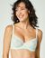 Soutien-gorge forme corbeille dentelle et microfibre Hakalau - avec armatures (vert)