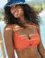 Haut de maillot de bain forme emboîtante Sirama uni- sans armatures (cuivre)