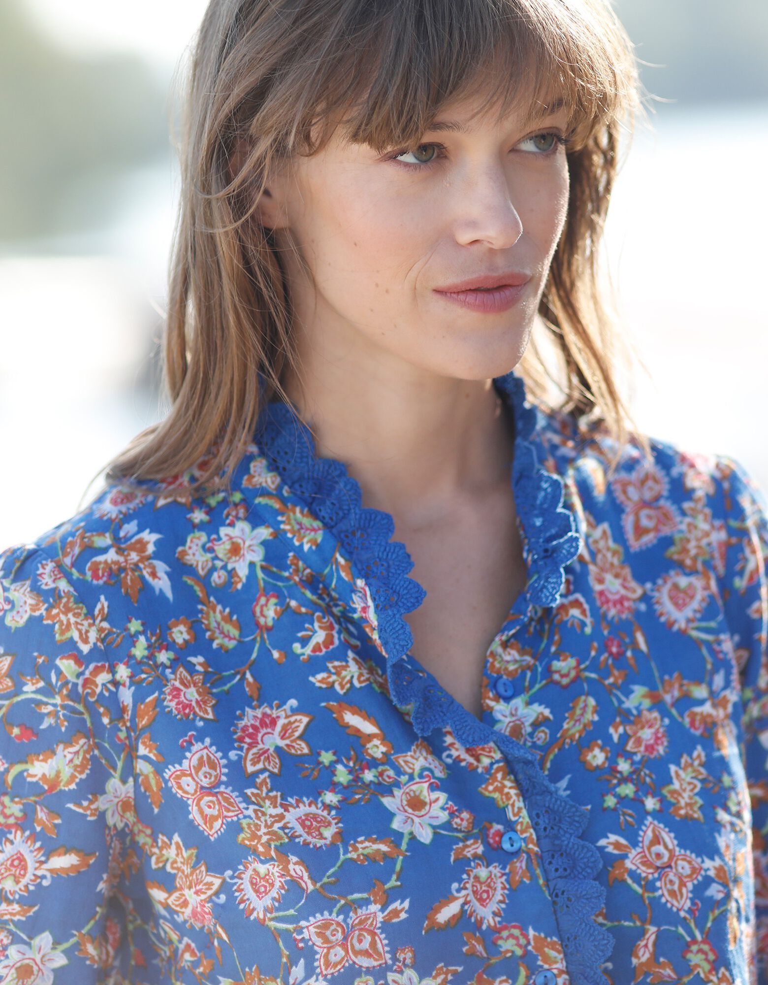 Jupe en jean extensible boutonnée femme Urban Classics Organic - Jupes