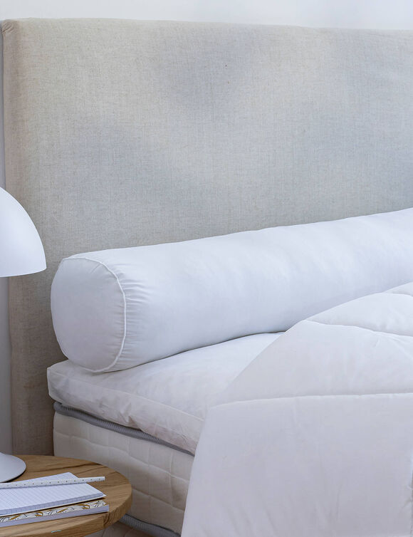 Traversin qualit&eacute; h&ocirc;tellerie ferme (blanc)