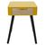 Table de chevet bicolore, 1 tiroir (jaune)