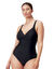 Maillot de bain 1 pièce Cross Knot (noir)