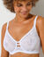 Soutien-gorge minimiseur tout en dentelle avec armatures - lot de 2 (blanc + blanc)