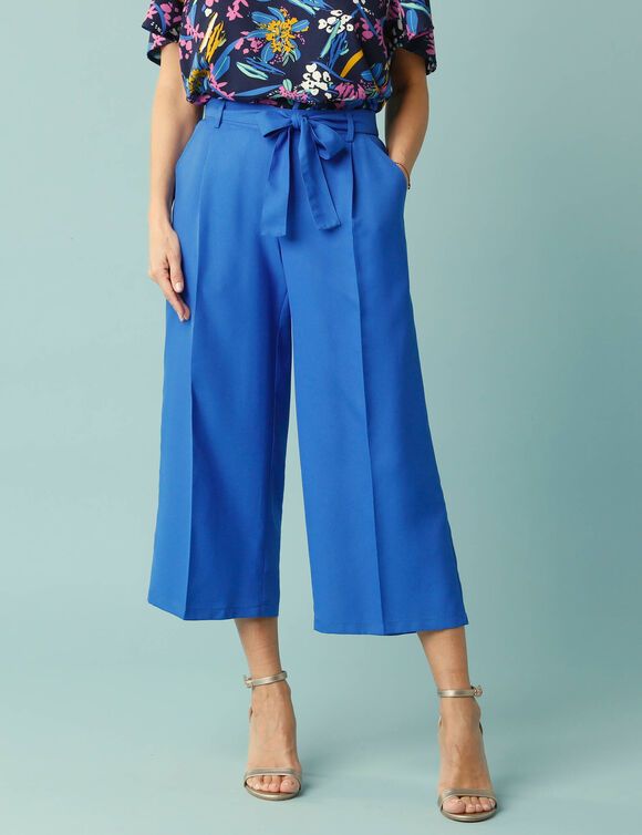 Pantacourt large fluide Spécial Petites (bleu dur)