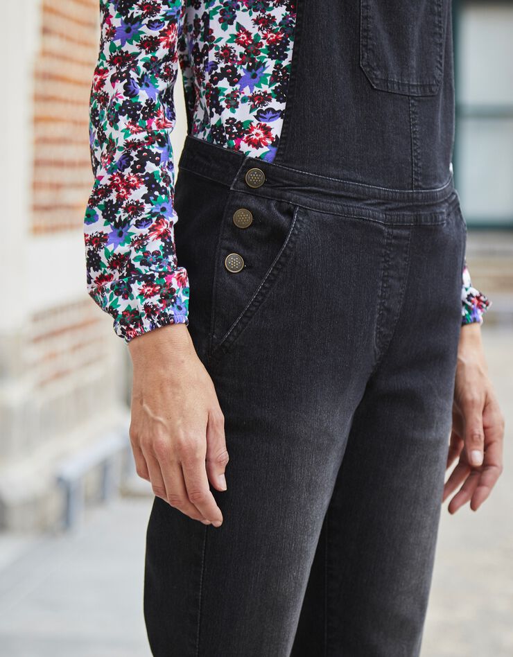 Salopette en jean stone (black) Salopette en jean stone (black)