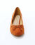 Ballerines plates microfibre (caramel)