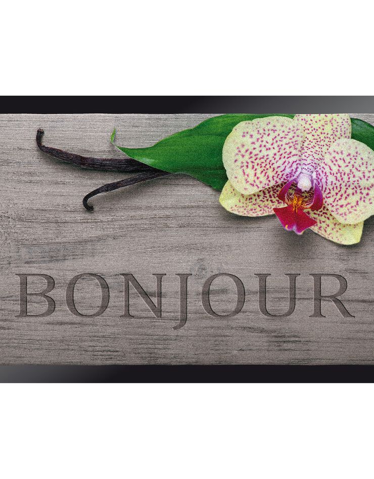 Tapis anti-poussière motif orchidée (unique) Tapis anti-poussière motif orchidée (unique)