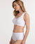 Soutien-gorge Broderie Anglaise fermeture devant - sans armatures (blanc)