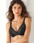 Soutien-gorge en dentelle et microfibre "L' Irresistible" - avec armatures (noir)