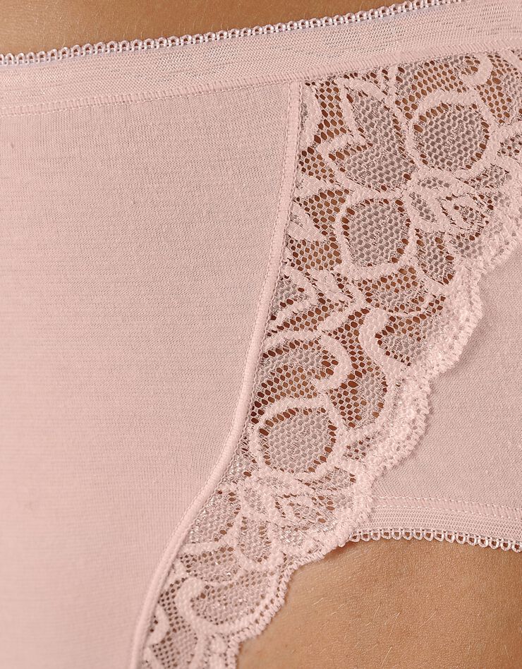 Culotte super maxi dentelle - lot de 3 (poudre) Culotte super maxi dentelle - lot de 3 (poudre)