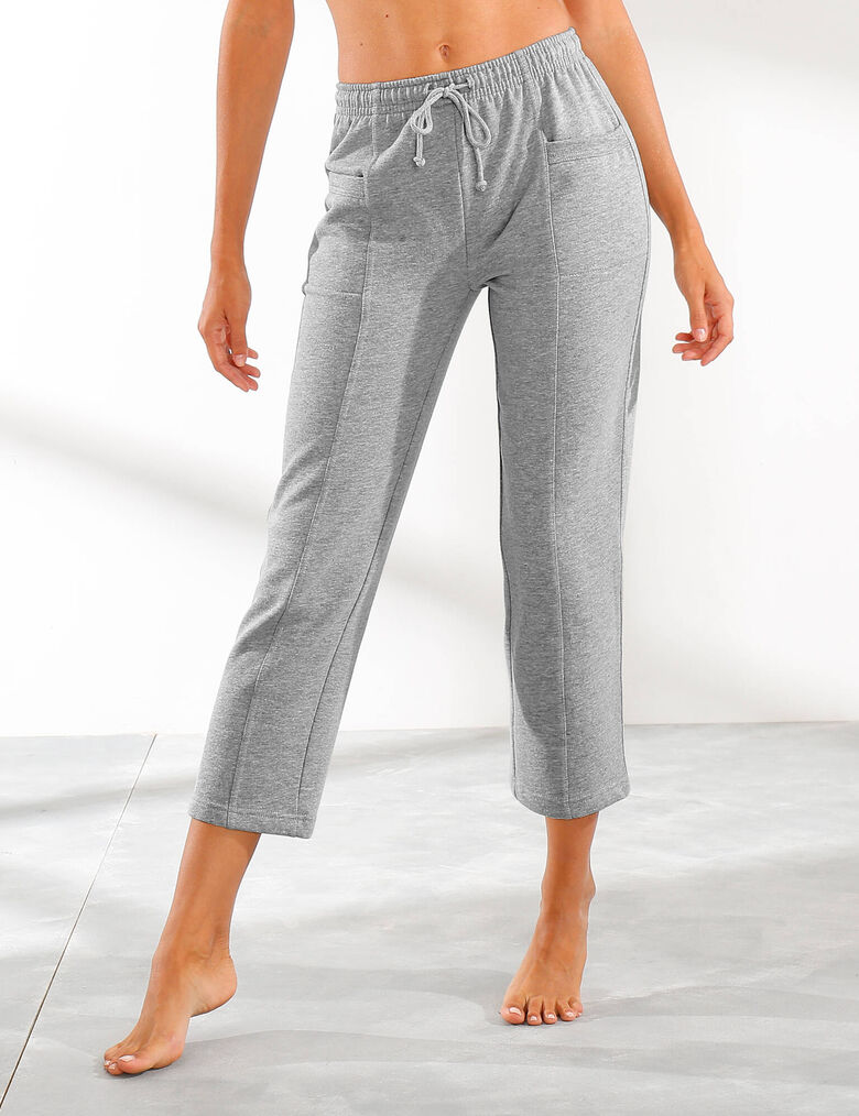 Pantacourt Ample Esmara - Blanc Et Gris - Taille 40 - Neuf Avec étiquettes