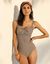 Maillot de bain 1 pièce Solaro post-opératoire (taupe)