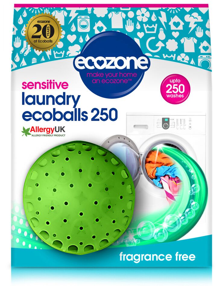 Balle de lavage EcoBall - jusqu'à 1000 lavages (vert)