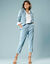 Veste blazer, Spécial Petites (bleu ciel)