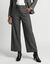 Pantalon taille haute, effet jupe-culotte (gris chin&eacute;)