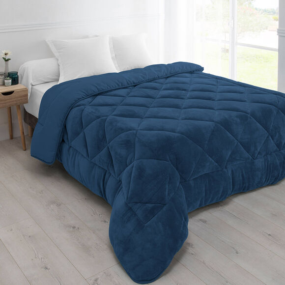 Couette synthétique double face 350 g/m² (marine)