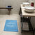 Tapis de bain motif fantaisie (bleu)