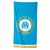 Drap de bain "OM"® (bleu)