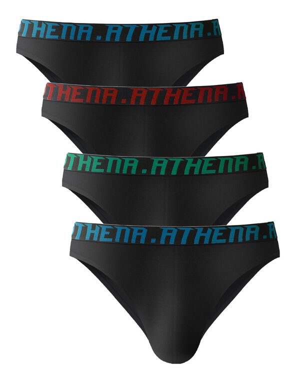 Slip My Petit Prix Athena® - lot 4 (noir)