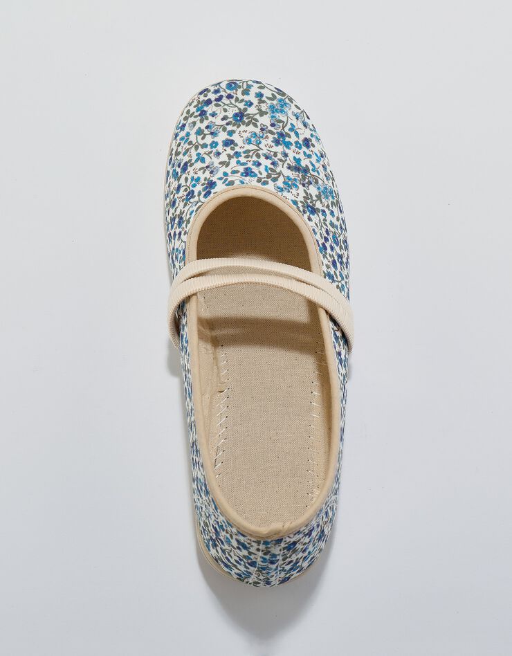 Chaussons forme babies imprimés (bleu) Chaussons forme babies imprimés (bleu)