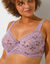 Soutien-gorge tout dentelle grand maintien - avec armatures (violet)
