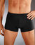 Boxer uni ceinture élastiquée recouverte - lot de 5 (black)