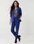 Pantalon cigarette, fluide (bleu encre)