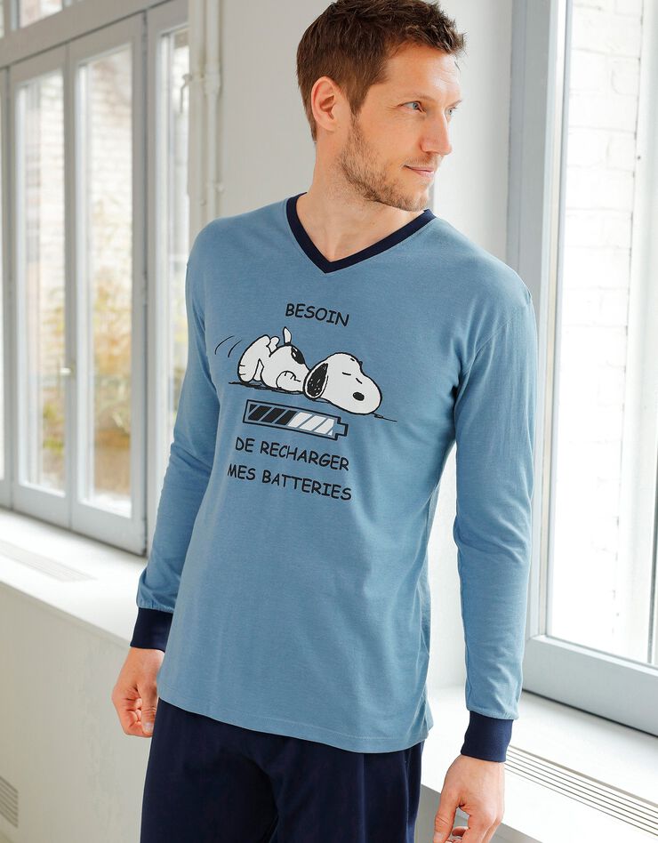 Pyjama pantalon Snoopy® (bleu / marine) Pyjama pantalon Snoopy® (bleu / marine)