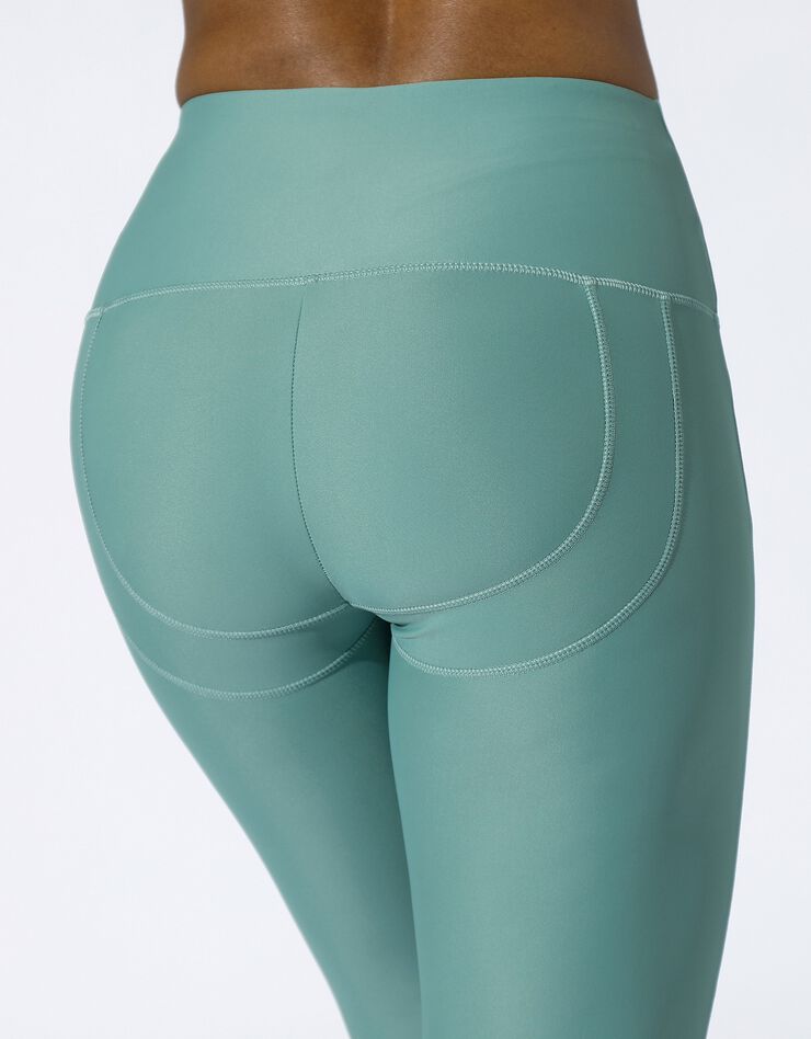 Legging taille haute push-up (vert grisé) Legging taille haute push-up (vert grisé)