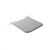 Galette de chaise unie forme carrée - lot de 2 (gris perle)