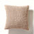 Coussin polaire effet fourrure (taupe)