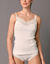 Caraco coton et dentelle - lot de 2 (blanc)